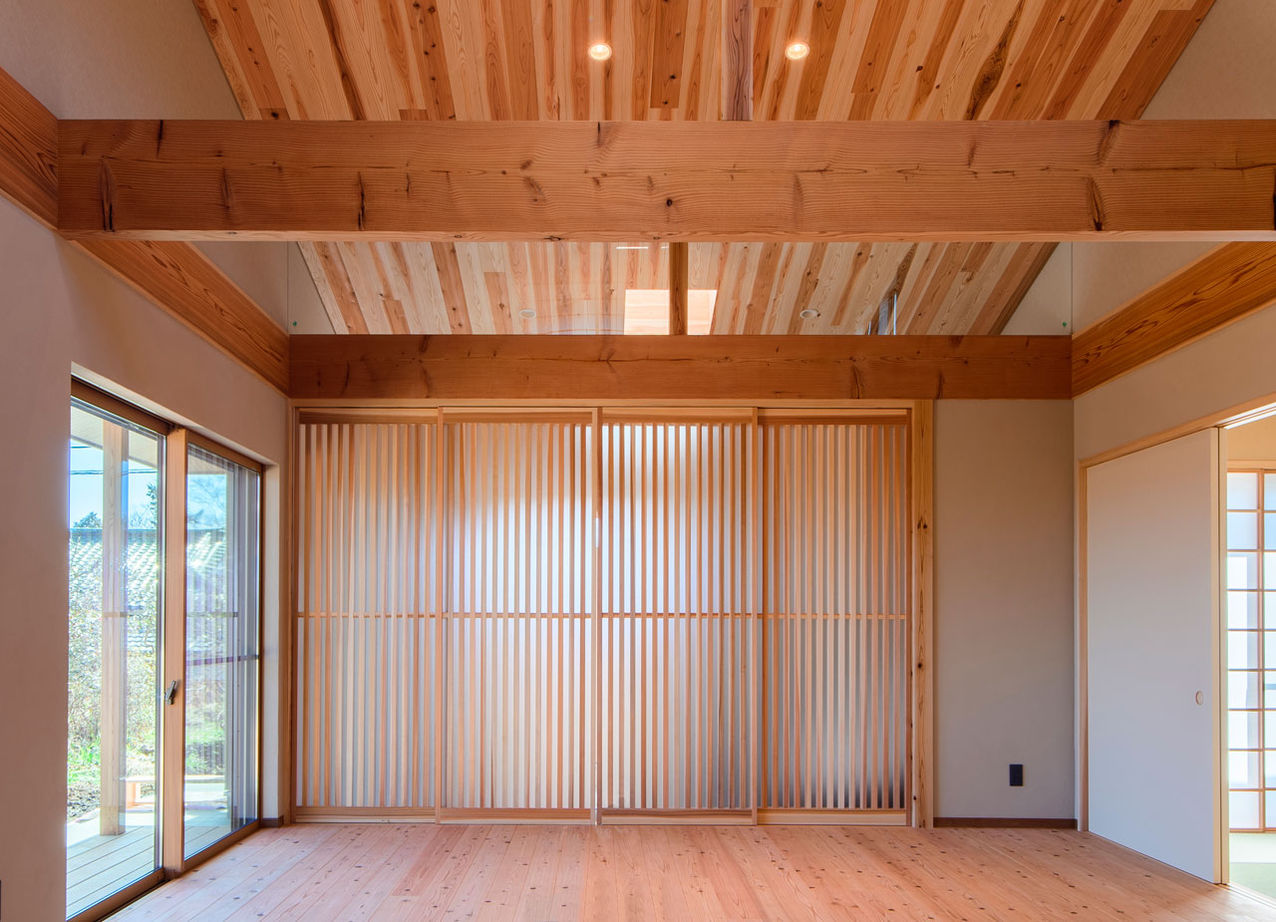 新進建設 【3500万円／延床35.2坪／間取り図あり】土地探しから対応。自然豊かな高台のロケーションに建つ平屋風の家の建築実例画像7