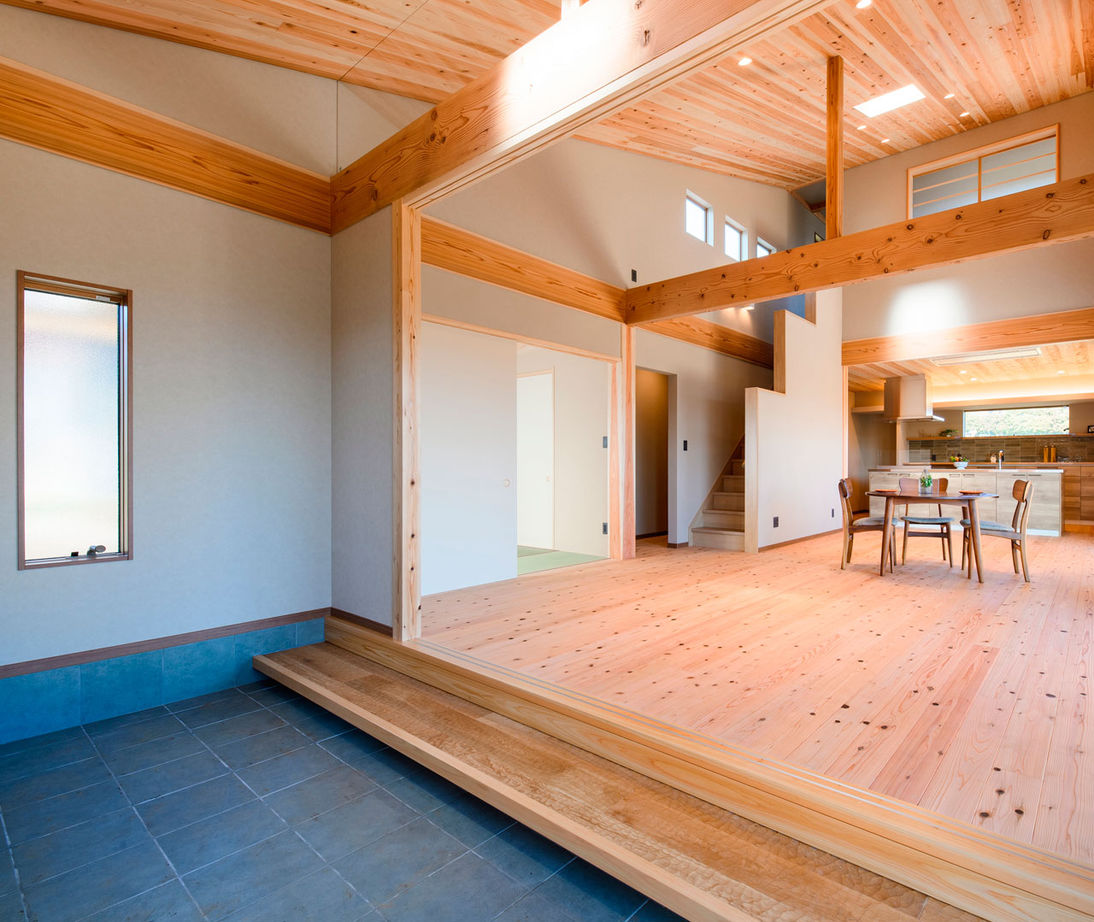 新進建設 【3500万円／延床35.2坪／間取り図あり】土地探しから対応。自然豊かな高台のロケーションに建つ平屋風の家の建築実例画像8