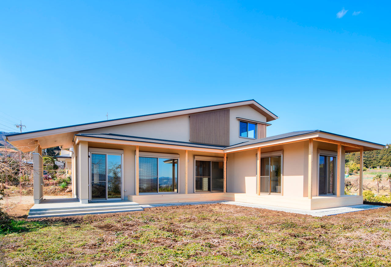 新進建設 【3500万円／延床35.2坪／間取り図あり】土地探しから対応。自然豊かな高台のロケーションに建つ平屋風の家の建築実例画像10