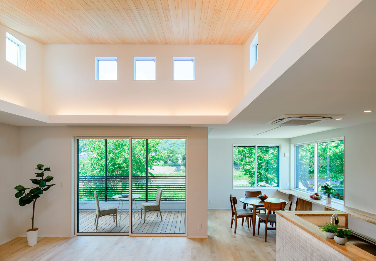 新進建設 【神奈川県／5500万円／46.4坪／間取り図あり】美しい眺望を主役に。自然豊かなロケーションを活かすプランの建築実例画像2