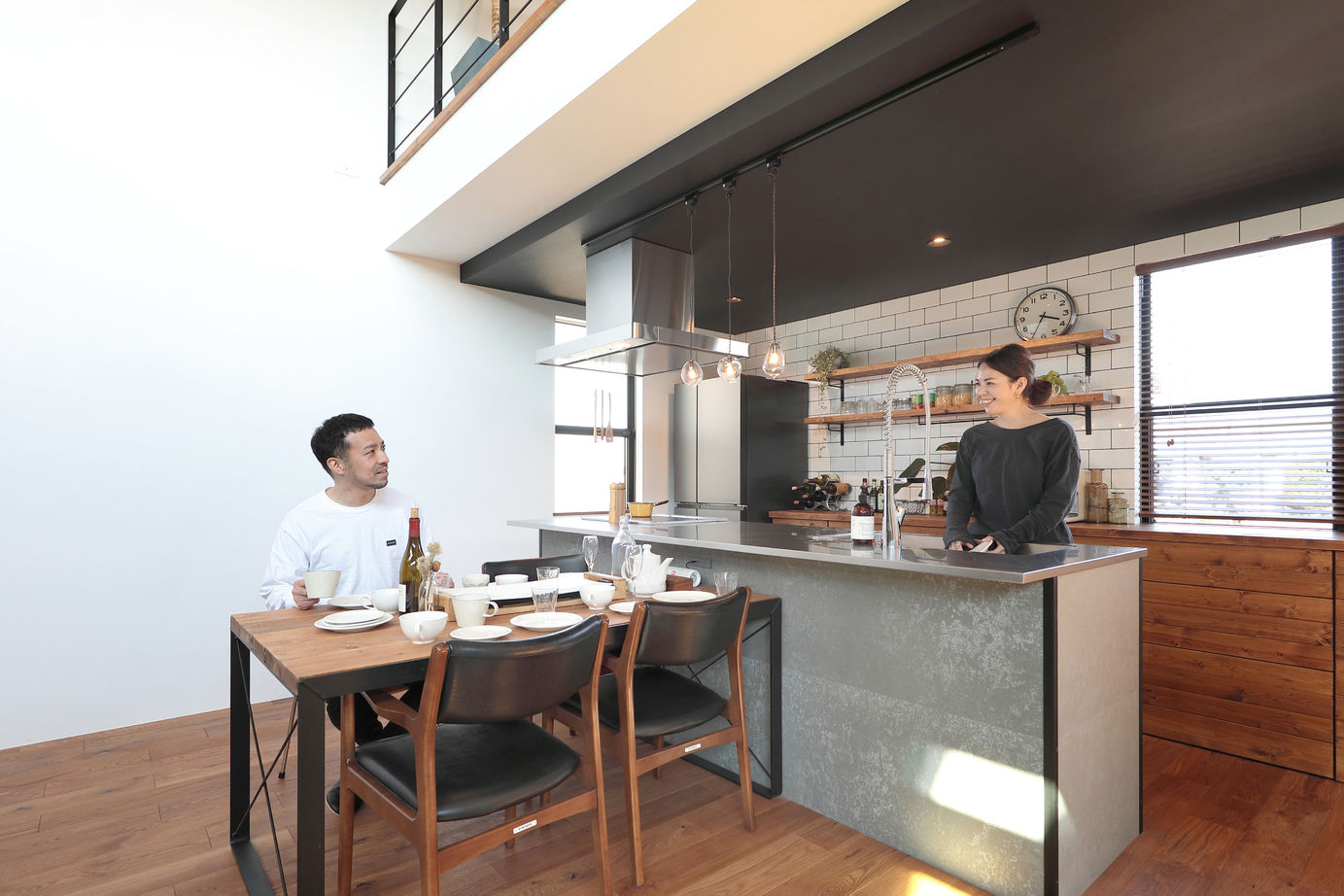 ＰＬＵＳ　ＨＡＵＳ（プラスハウス） 水戸市　吹抜け　採光と風通し抜群　開放感たっぷりの建築実例画像2