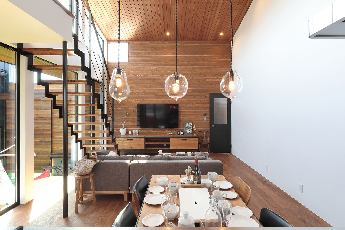 ＰＬＵＳ　ＨＡＵＳ（プラスハウス） 水戸市　吹抜け　採光と風通し抜群　開放感たっぷりの建築実例画像3