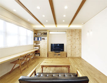 一級建築士事務所　福島工務店 【大阪府/2000万円台/狭小/ビルトインガレージ】スキップフロアのある3階建て・SE構法で贅沢な間取り設計をの建築実例画像5