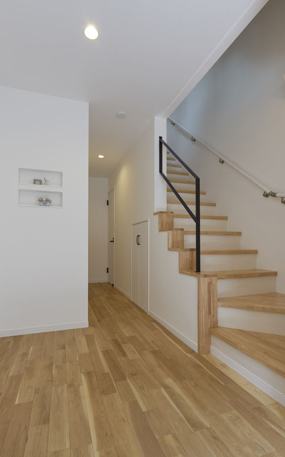 一級建築士事務所　福島工務店 【大阪府大阪市/3000万円台/狭小地/20坪台/ビルトインガレージ】SE構法で大空間を実現した3階建てのお家の建築実例画像8