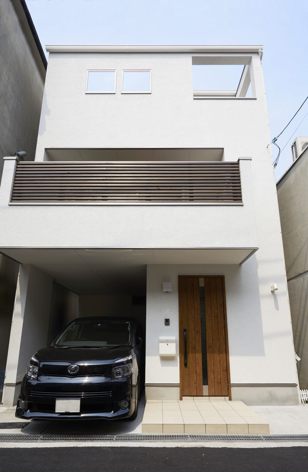 一級建築士事務所　福島工務店 【大阪府大阪市/3000万円台/狭小地/20坪台/ビルトインガレージ】SE構法で大空間を実現した3階建てのお家の建築実例画像10