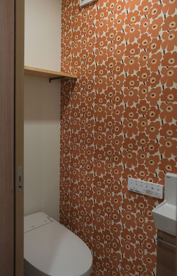 一級建築士事務所　福島工務店 【大阪府大阪市/2000万円台/狭小約13坪/吹抜け＆対面キッチン】北欧ヴィンテージ家具が似合う温もりある家の建築実例画像10