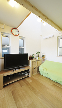 エフイーホーム 【大阪×狭小地×坪単価39.8万円～】ウッドデッキや自然素材を叶えられる重量鉄骨住宅の土地15坪の家の実例の建築実例画像4