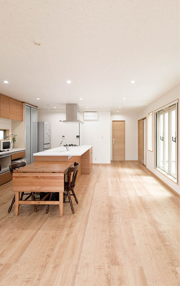 エフイーホーム 【大阪×3000万円台】耐震性も安心できる重量鉄骨で憧れのビルトインガレージも叶えた間取りの家の実例の建築実例画像4