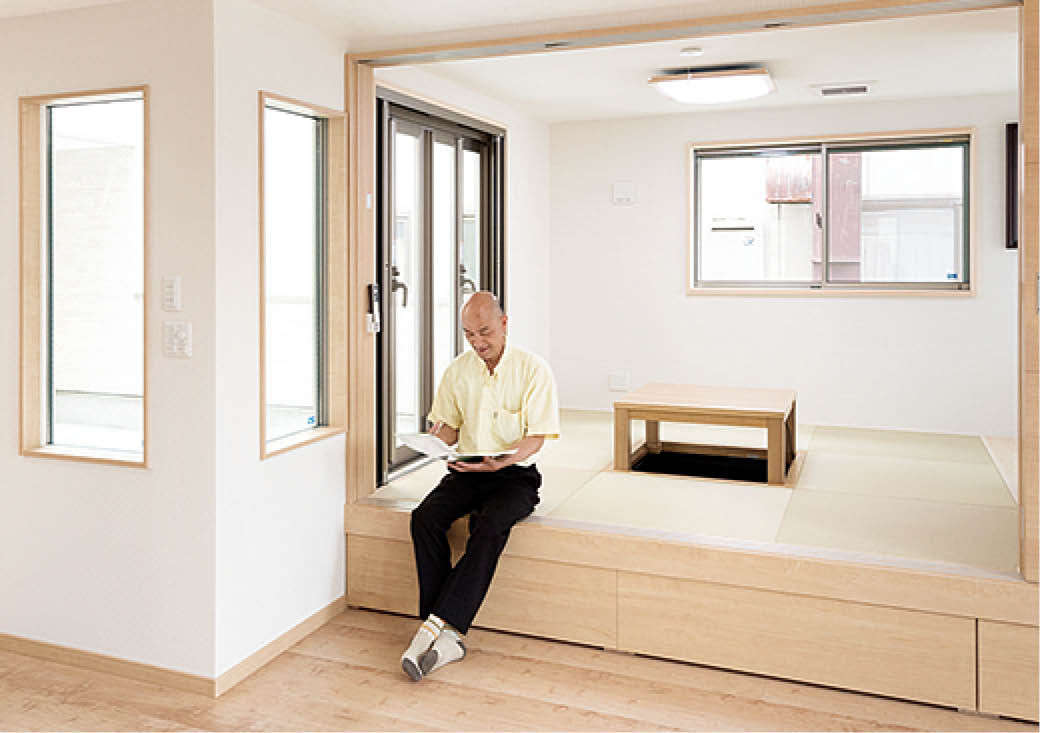 エフイーホーム 【大阪×3000万円台】耐震性も安心できる重量鉄骨で憧れのビルトインガレージも叶えた間取りの家の実例の建築実例画像5