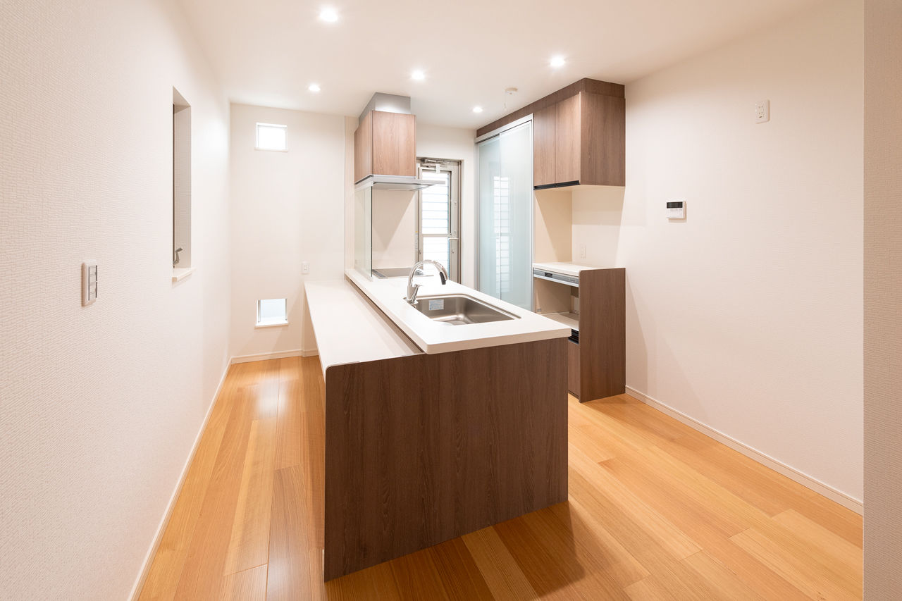 エフイーホーム 【大阪×1000万円台×狭小地】敷地約２０坪でも重量鉄骨の構造を活かしてゆとりの空間を確保した家の実例の建築実例画像2