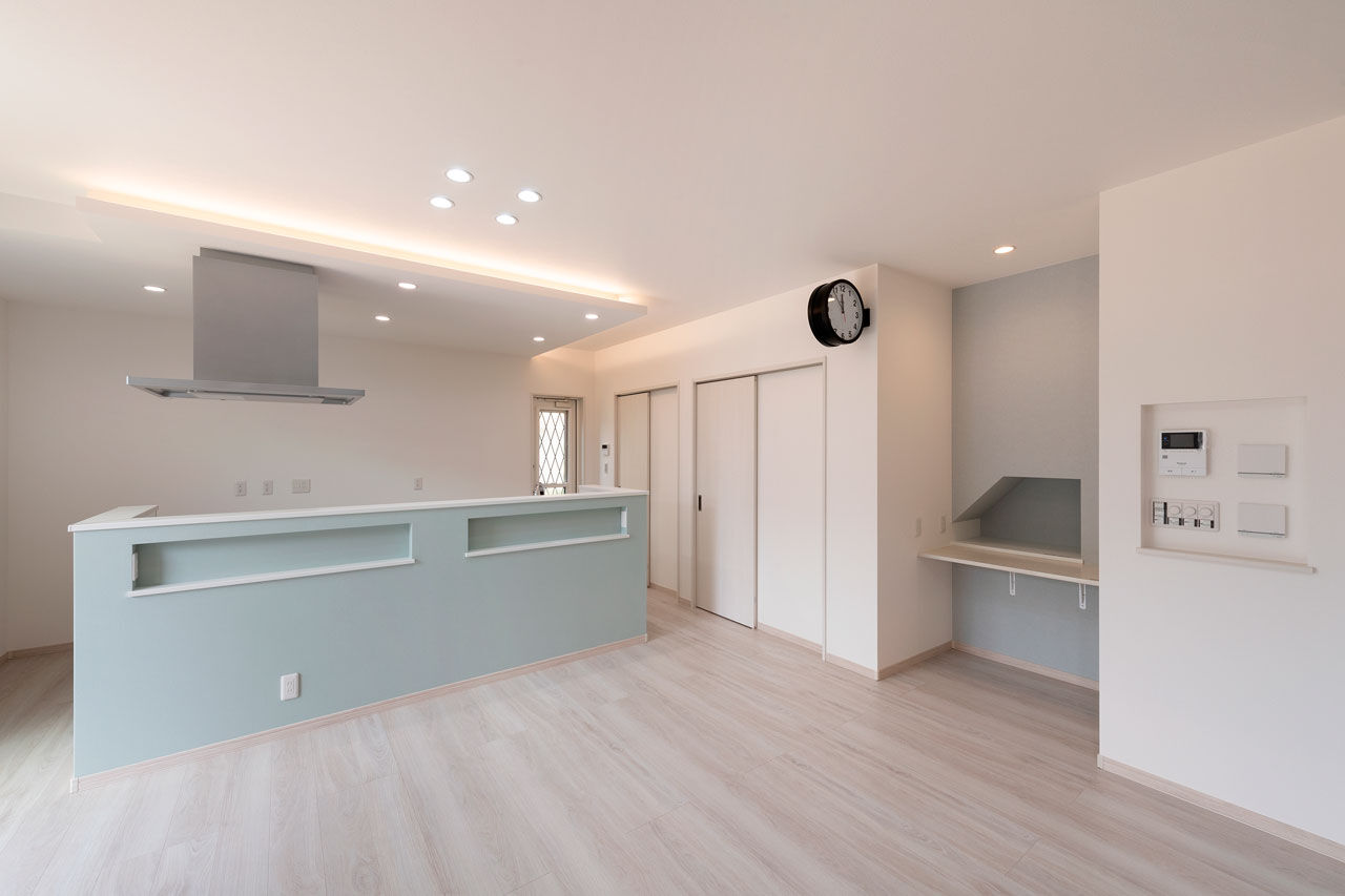 エフイーホーム 【河内長野市/3000万円～】耐震面で安心できる重量鉄骨で叶えた、設計からデザインまで満足の住まいの建築実例画像2