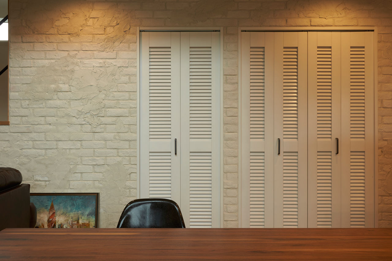 チェックハウス 【30坪台/中庭のある家/アメリカンヴィンテージ】中庭でＢＢＱや家庭菜園。アメリカンデザインの家の建築実例画像5