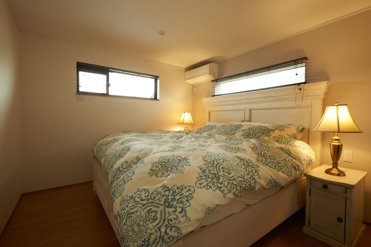 チェックハウス 【30坪台/中庭のある家/アメリカンヴィンテージ】中庭でＢＢＱや家庭菜園。アメリカンデザインの家の建築実例画像9