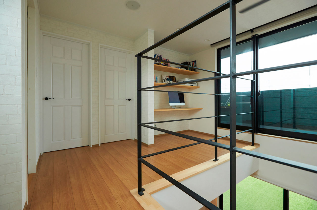 チェックハウス 【30坪台/中庭のある家/アメリカンヴィンテージ】中庭でＢＢＱや家庭菜園。アメリカンデザインの家の建築実例画像10