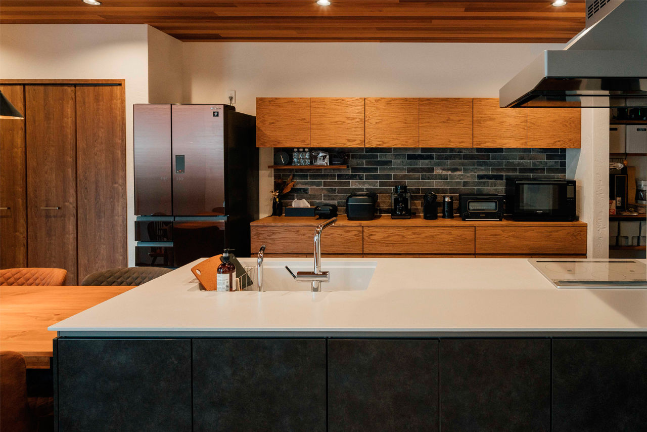 チェックハウス 【30坪台/4LDK/おうちカフェ/全館空調/間取り有】ナチュラルで寛げる“おうちカフェ”は全館空調で心地よくの建築実例画像4