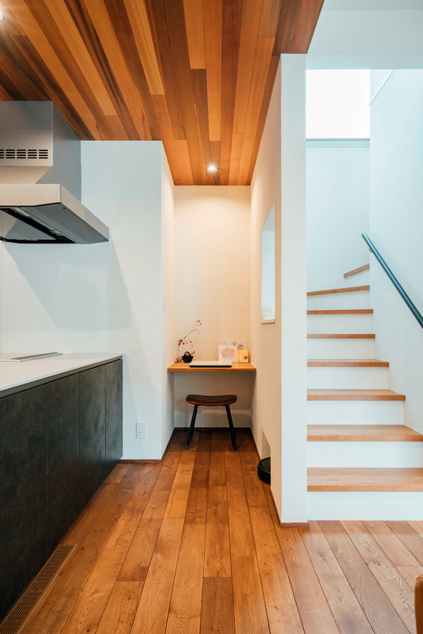 チェックハウス 【30坪台/4LDK/おうちカフェ/全館空調/間取り有】ナチュラルで寛げる“おうちカフェ”は全館空調で心地よくの建築実例画像8