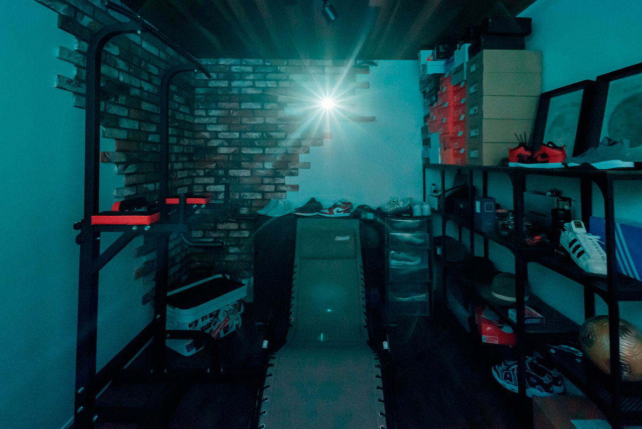 チェックハウス 【40坪台/中庭/全館空調/岐阜県】中庭をロの字に囲んで開放的に。生活感のないホテルライクな２階建ての建築実例画像9