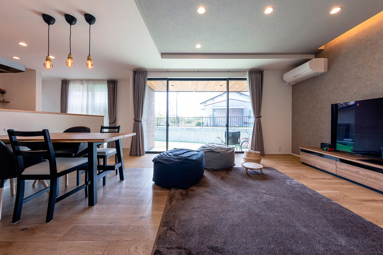 チェックハウス 【2000万円台/30坪台/3LDK/変形地/間取り】変形地でコストダウン。平屋のように暮らす家事ラク子育てハウスの建築実例画像2