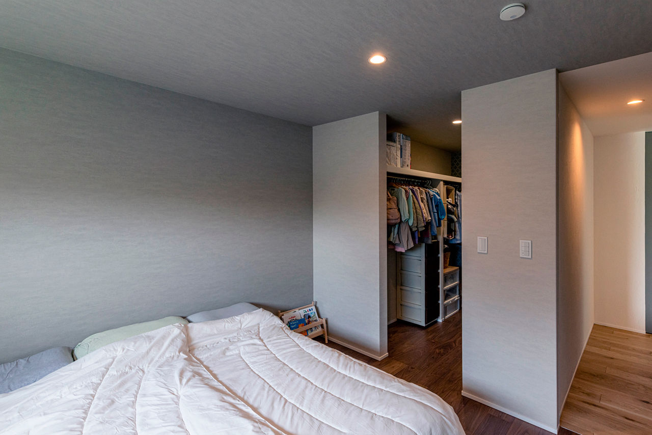 チェックハウス 【2000万円台/30坪台/3LDK/変形地/間取り】変形地でコストダウン。平屋のように暮らす家事ラク子育てハウスの建築実例画像9