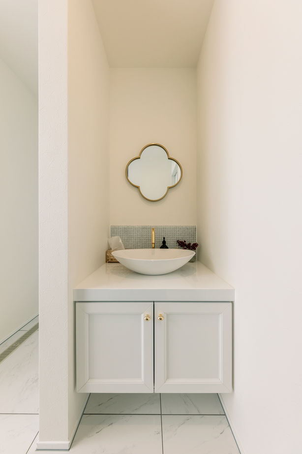 チェックハウス 【40坪台/中庭/ホテルライク】まるで海外ホテルのようなホワイトインテリア。開放感たっぷりで高級感ある家の建築実例画像9