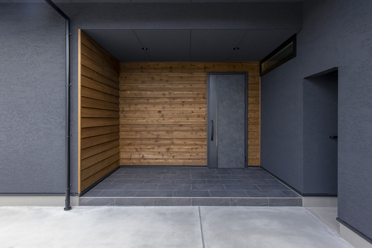 チェックハウス 【平屋/60坪台/ガレージハウス/全館空調/土岐市】勾配天井×中庭で開放感にこだわった上質な邸宅の建築実例画像8