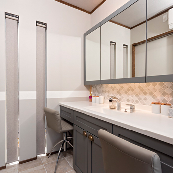 チェックハウス 外観はシンプルモダン、インテリアは海外のリゾートホテルをイメージ。「中庭の心地よさは最高です！」の建築実例画像5