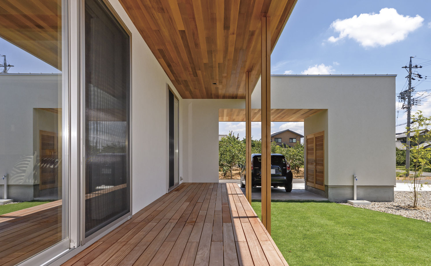 チェックハウス 【平屋/2000万円台/30坪台/コの字型】建築家デザインのシンプルモダンな平屋。「全館空調で家じゅう快適」の建築実例画像8