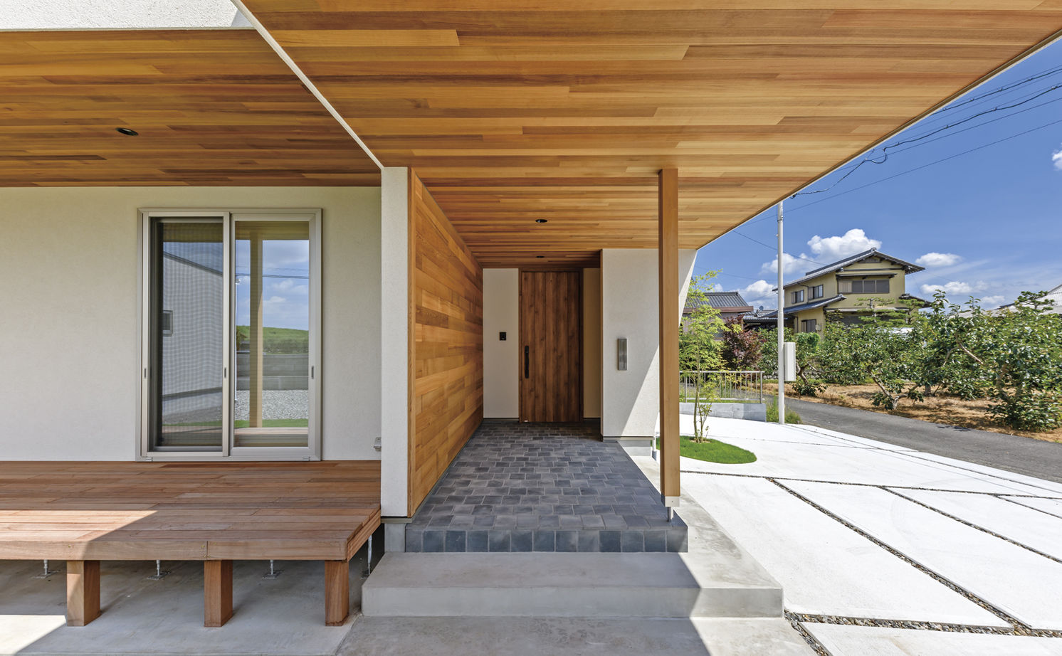 チェックハウス 【平屋/2000万円台/30坪台/コの字型】建築家デザインのシンプルモダンな平屋。「全館空調で家じゅう快適」の建築実例画像9