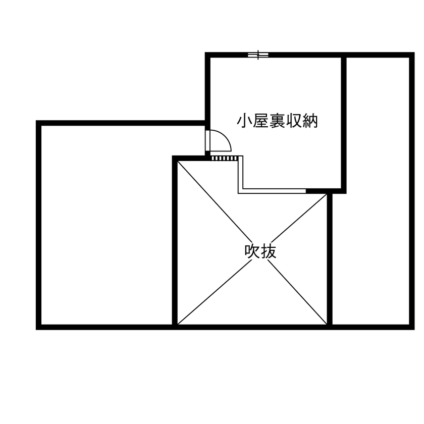 Liber（リベル） 【間取り図×ローコスト×平屋×1000万円台×建て替え】人生100年時代を快適に。60代夫婦が建てた工夫満載の家の間取り図（2LDK）小屋裏