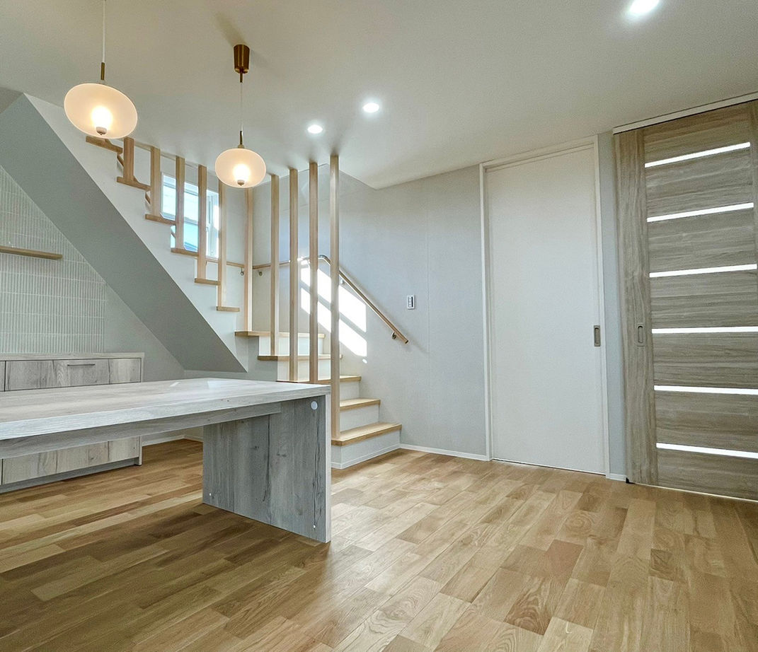 Liber（リベル） 【長久手市×SOHO×二列型キッチン×間取り図】無駄のない動線＆収納で叶えた、広いLDKと仕事室のある家の建築実例画像8