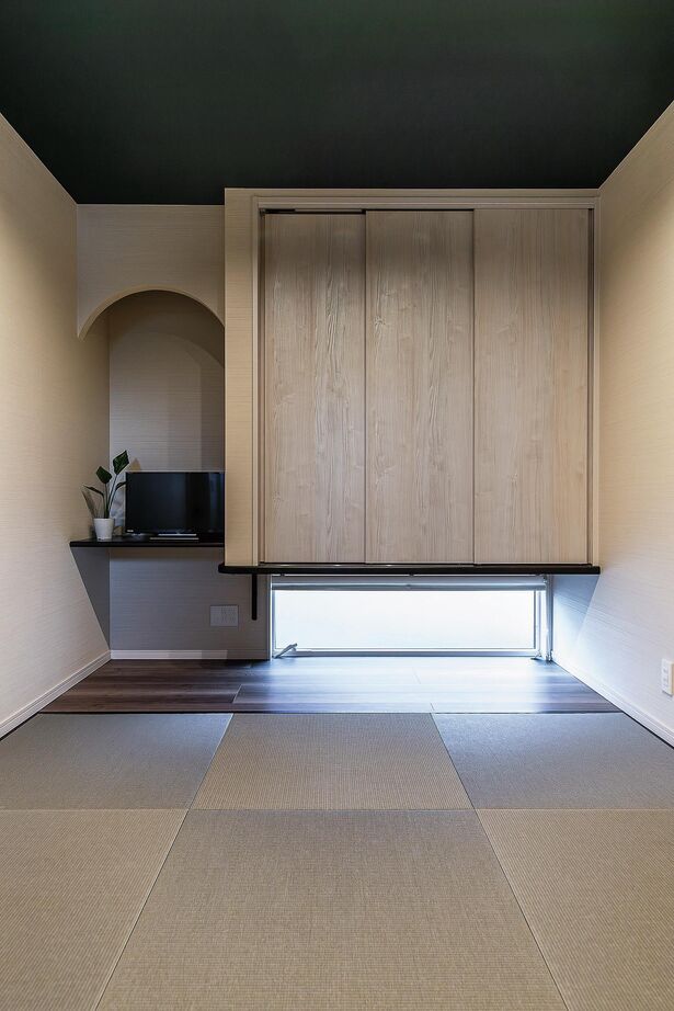 信州ハウジング 夕景に映える風情ある佇まい。年月を経てもカッコいい平屋の家の建築実例画像4