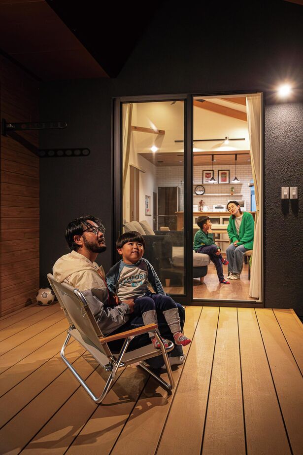 信州ハウジング 夕景に映える風情ある佇まい。年月を経てもカッコいい平屋の家の建築実例画像5