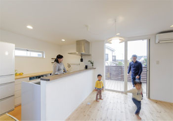 鈴木建設 【八王子市/35坪/2100万円】自然素材と確かな性能で 笑顔あふれる快適な住まいにの建築実例画像3