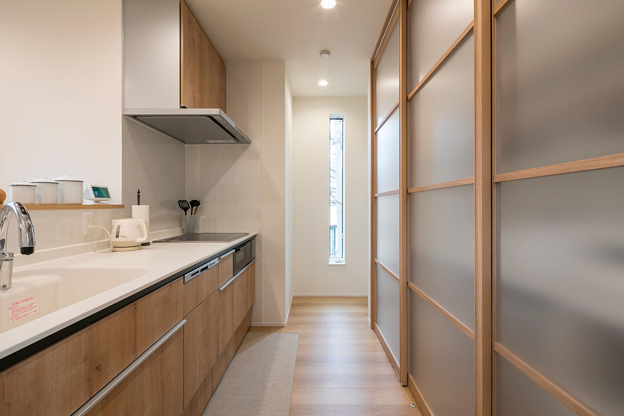 フォーライフ 【2700万円～2799万円／敷地16.2坪／間取図有】個性的な狭小・三角地に叶えた、お花見を楽しめる3階建ての建築実例画像4