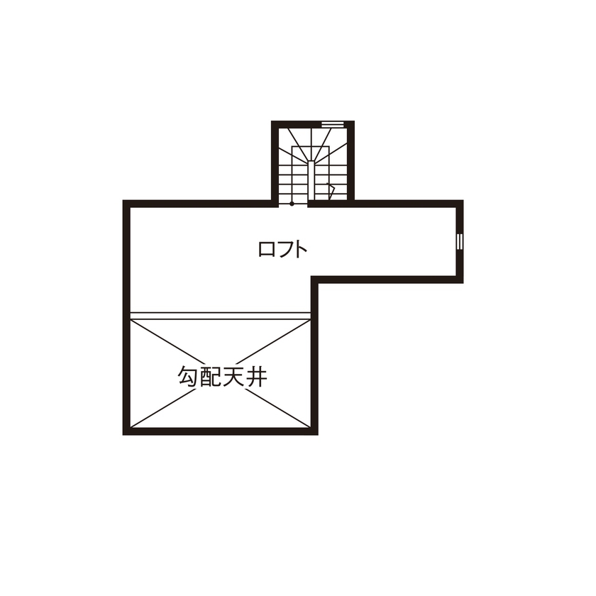 ソーラースマートグリッドホーム　三陽工務店 【HEAT20/二世帯/家事ラク/間取り図有】性能とコスパの高さが決め手。「明るく暖かい」二世帯住宅の間取り図（2LDK＋2LDK）ロフト