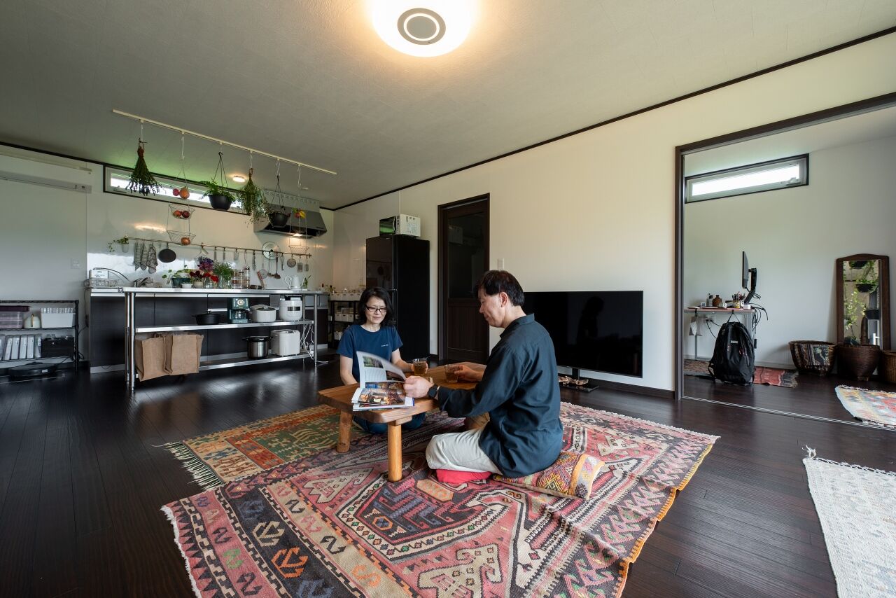 ソーラースマートグリッドホーム　三陽工務店 【HEAT20/2000万円台/間取り図有】ガーデニングや家庭菜園を存分に満喫。性能と価格に大満足の平屋の住まいの建築実例画像2