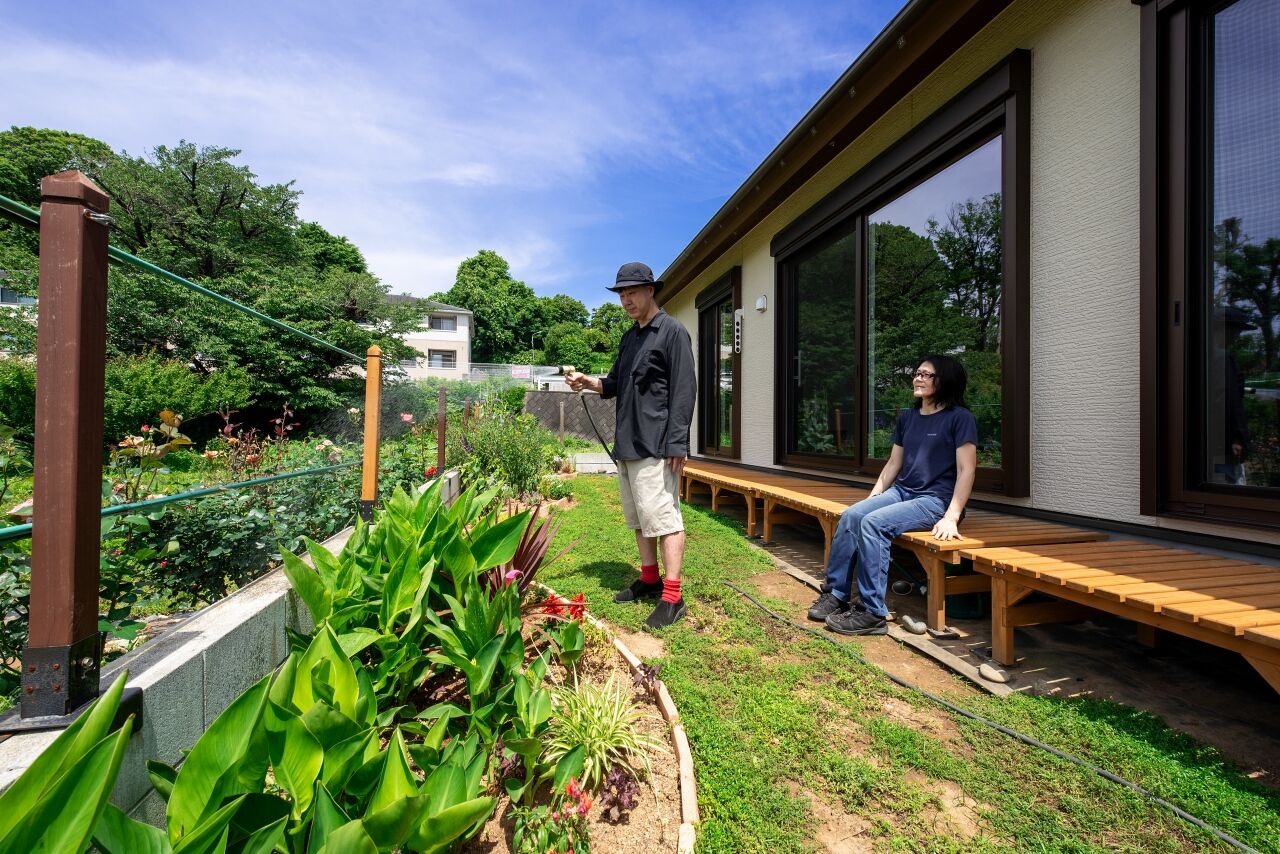 ソーラースマートグリッドホーム　三陽工務店 【HEAT20/2000万円台/間取り図有】ガーデニングや家庭菜園を存分に満喫。性能と価格に大満足の平屋の住まいの建築実例画像3