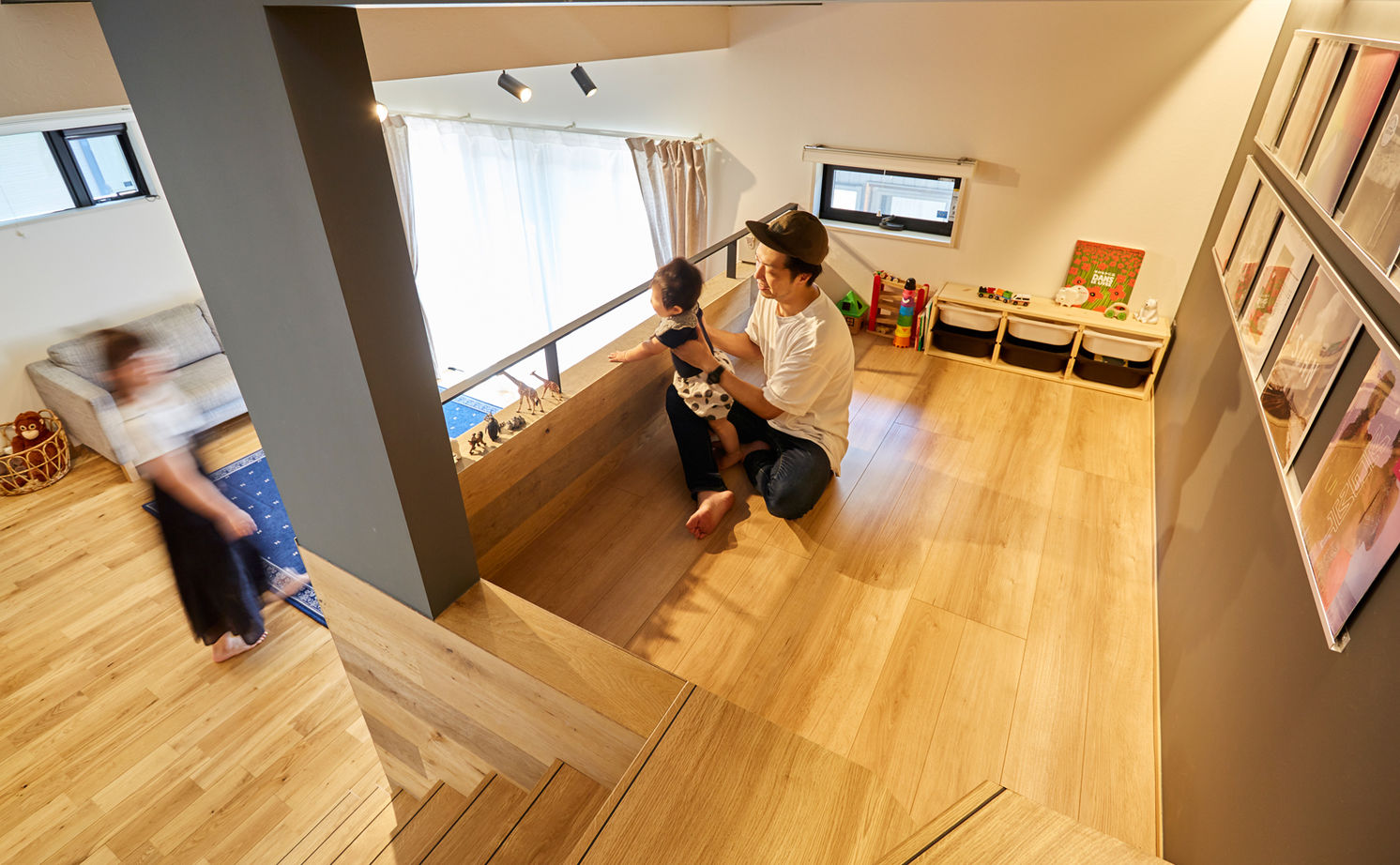 HOLIDAYS（ホリデイズ） 【愛知/1500万円台/3LDK/30坪/間取り図】屋上は花火大会の特等席。スキップフロアのあるラスティックな家の建築実例画像7