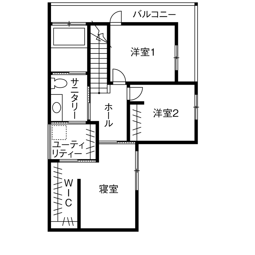 HOLIDAYS（ホリデイズ）  【1000万円台/30坪台/3LDK/間取り図】おこもり感のあるくつろぎスペース『ヌック』の居心地も最高です！の間取り図（3LDK）2階