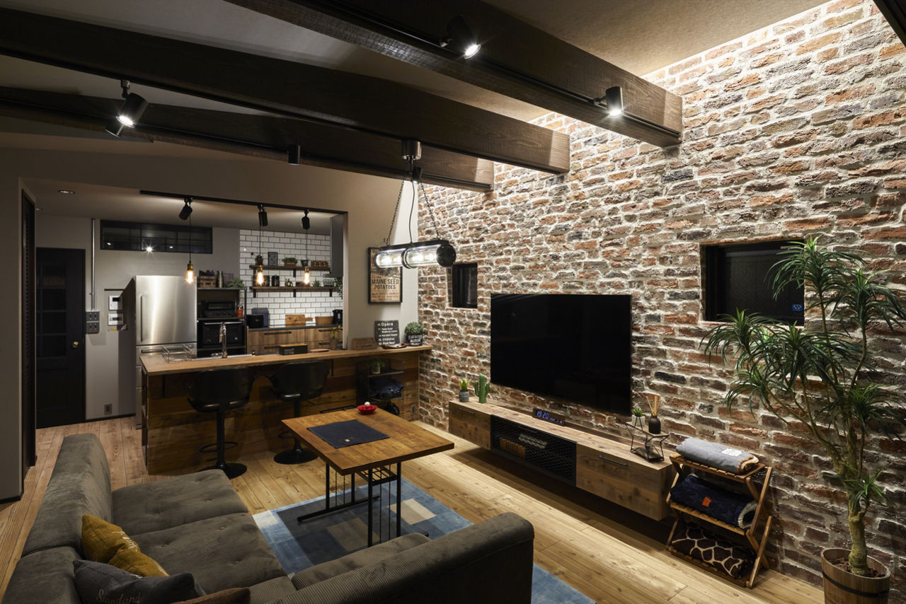 HOLIDAYS（ホリデイズ） 【愛知/1000万円台/平屋/20坪・コンパクト】間取りや動線なども考えつくされたブルックリンテイストの平屋の建築実例画像5