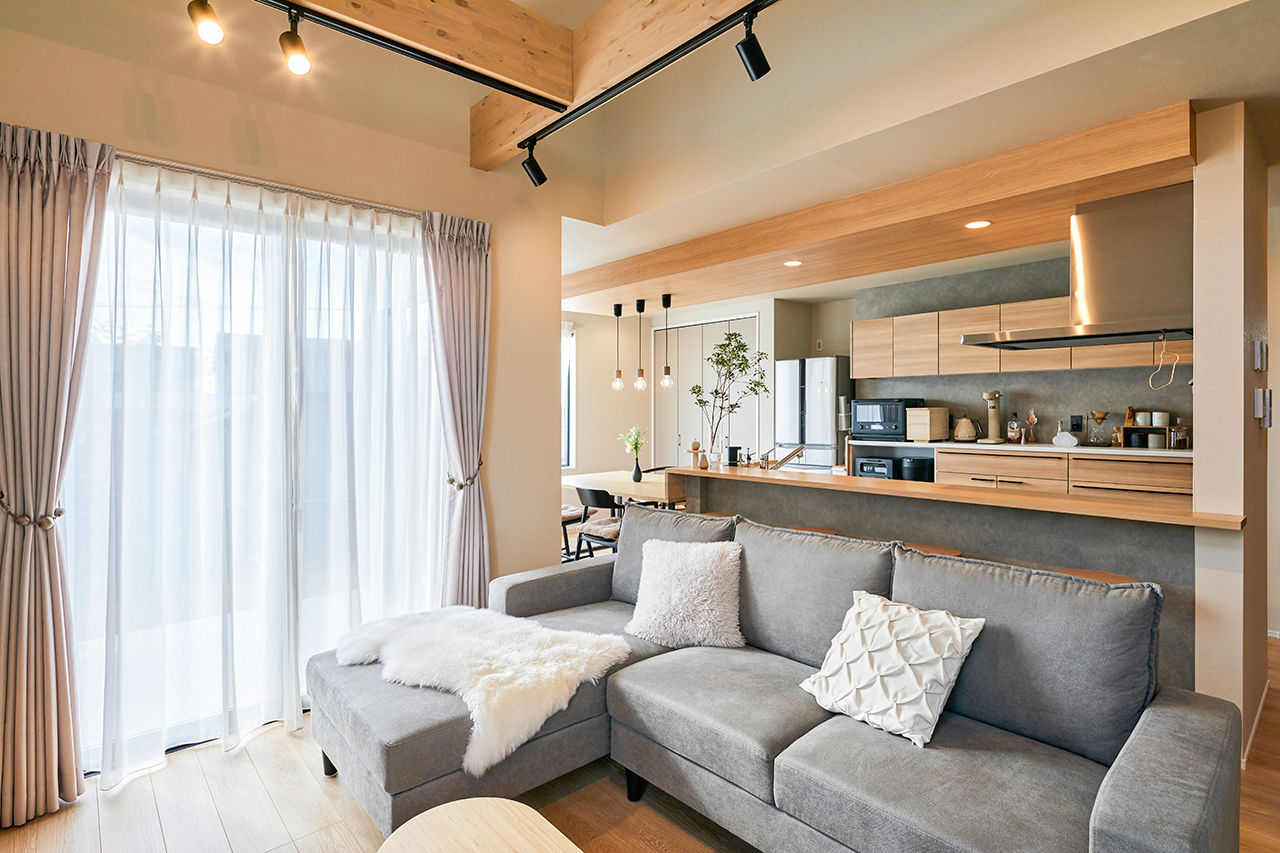 HOLIDAYS（ホリデイズ） 【ロフト付き平屋/2000万円台/全館空調】家中が快適温度のナチュラルモダンハウスの建築実例画像5