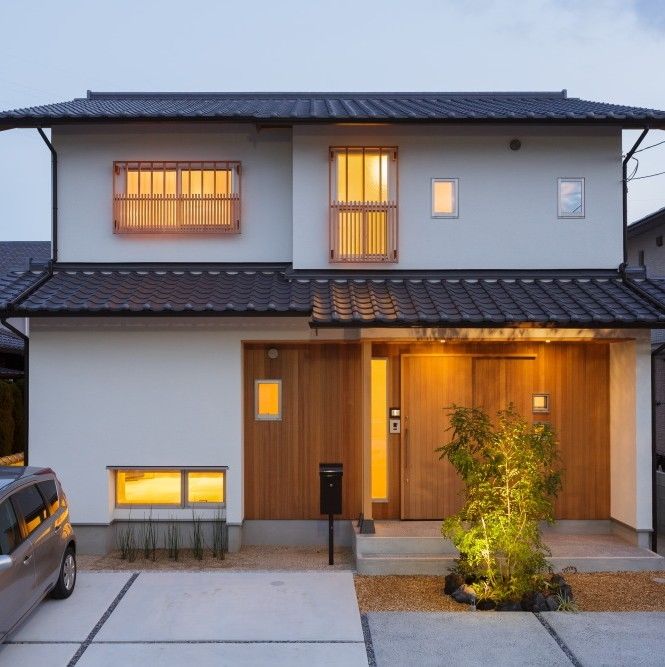 イチマルホーム 京都の町家風な和モダンスタイルの家／岡山の建築実例画像1