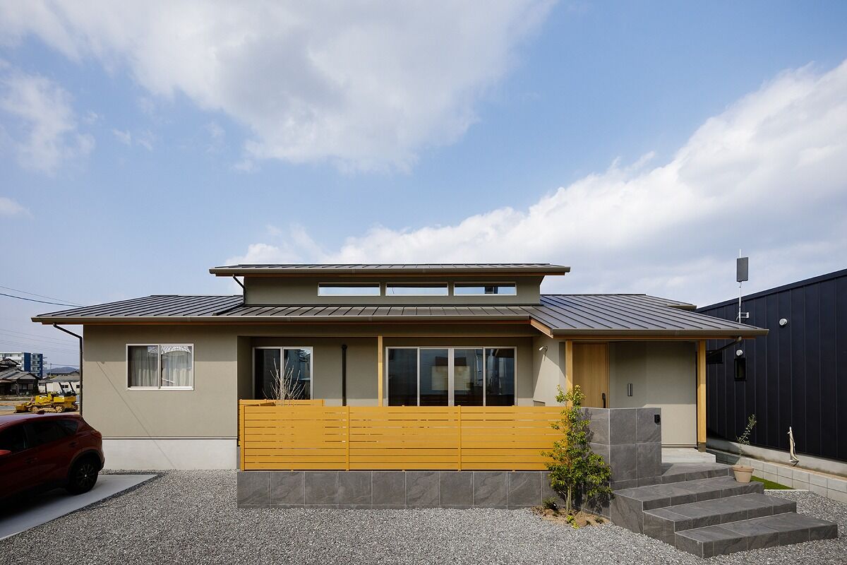 イチマルホーム 【2050万円／31坪／間取り図有／平屋/中庭/コの字】木の温かみが感じられる和モダンの平屋の建築実例画像4