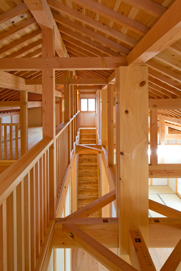 大喜工務店 【滋賀県/2000万円台/平屋/間取り有】長期自然乾燥した一尺角の大黒柱が支える和モダンデザインの平屋建ての建築実例画像14