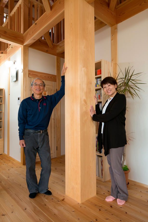 大喜工務店 【滋賀県/2000万円台/平屋/間取り有】長期自然乾燥した一尺角の大黒柱が支える和モダンデザインの平屋建ての建築実例画像20