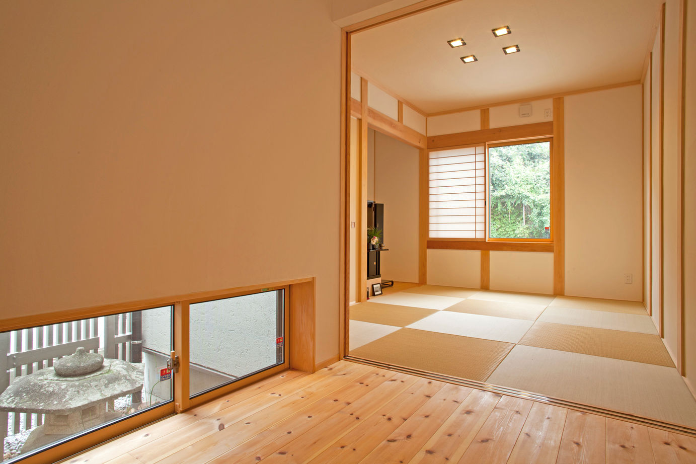 大喜工務店 【滋賀県/2000万円台/平屋/ビルトインガレージ/間取り】老後二人暮らしに考慮した間取りで自然素材豊かな家の建築実例画像7