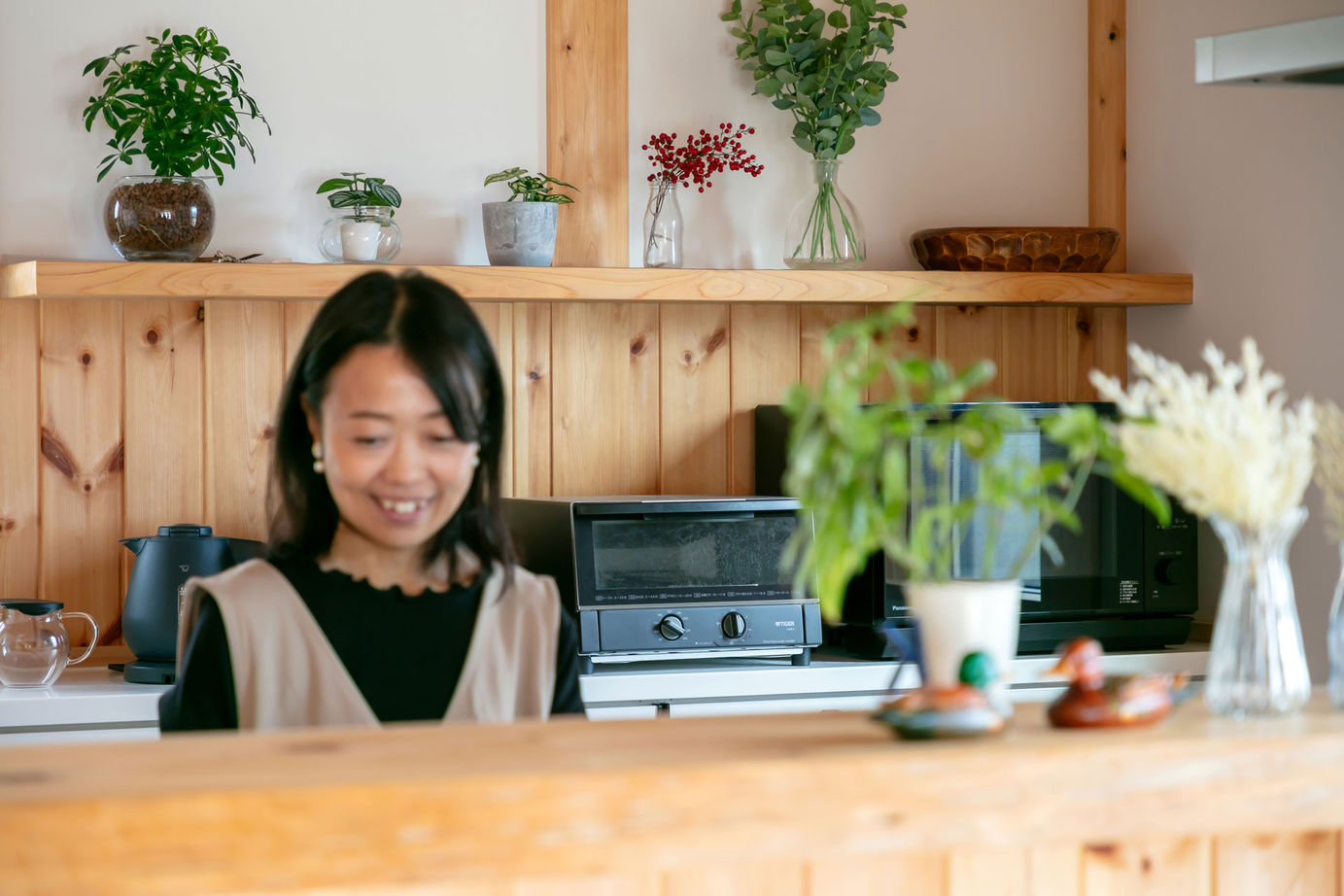 大喜工務店 【京都府／2000万円台／間取り有】子どもがなめても大丈夫。極太のムク材など自然素材だけを使った家の建築実例画像6