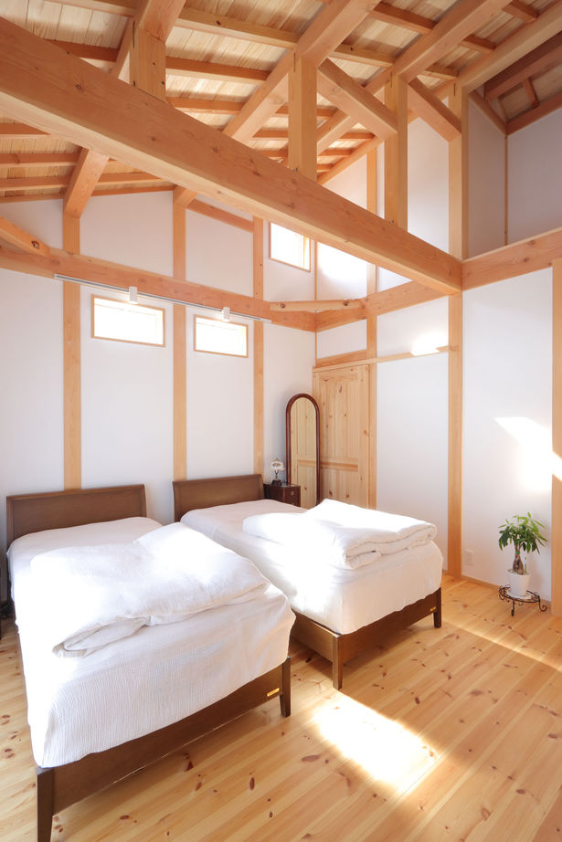 大喜工務店 【滋賀県／2世帯住宅／間取り図有】玄関や水回りなどすべて2つある完全分離型だけど家族がつながる木の家の建築実例画像7