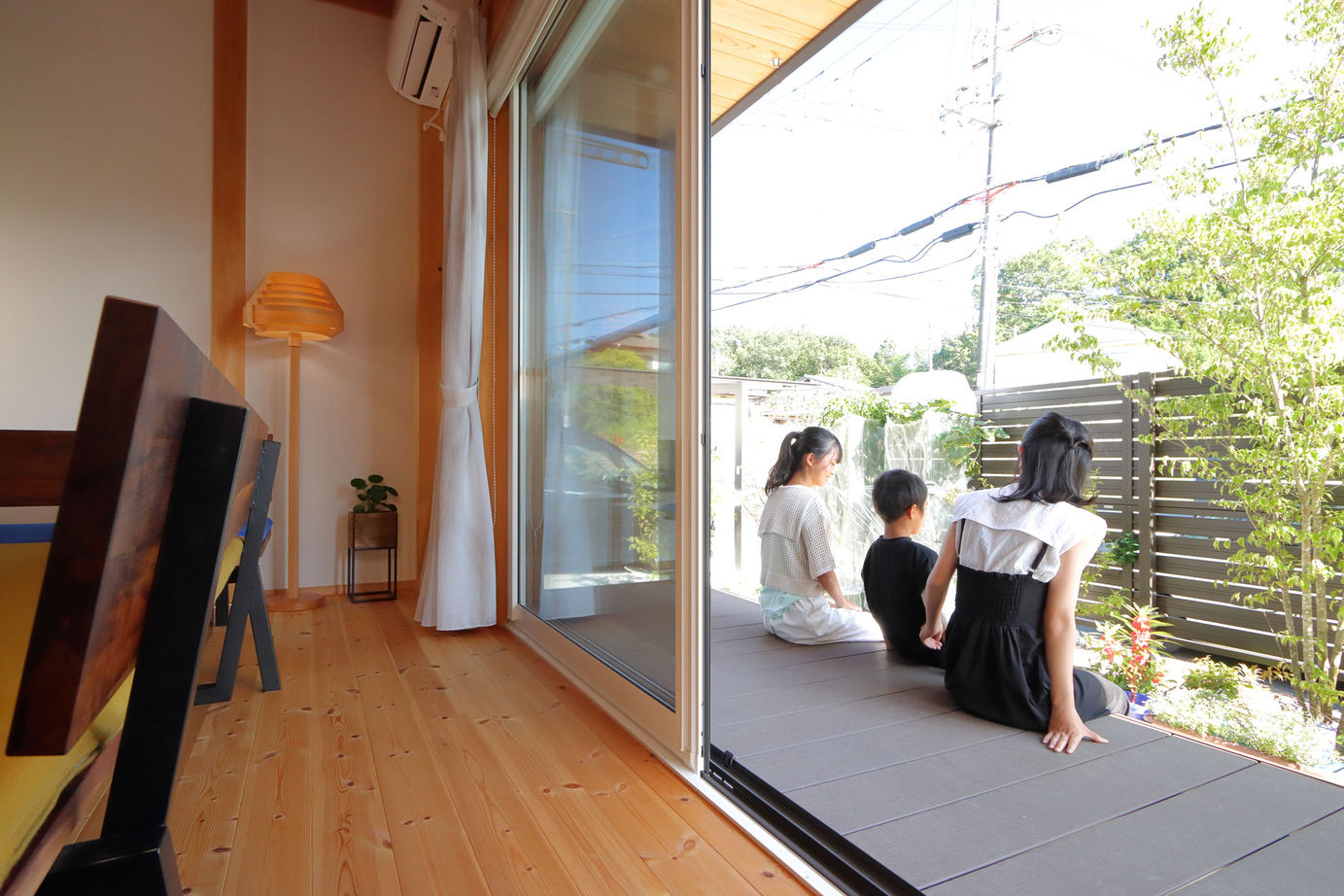 大喜工務店 【滋賀県／2世帯住宅／間取り図有】玄関や水回りなどすべて2つある完全分離型だけど家族がつながる木の家の建築実例画像10