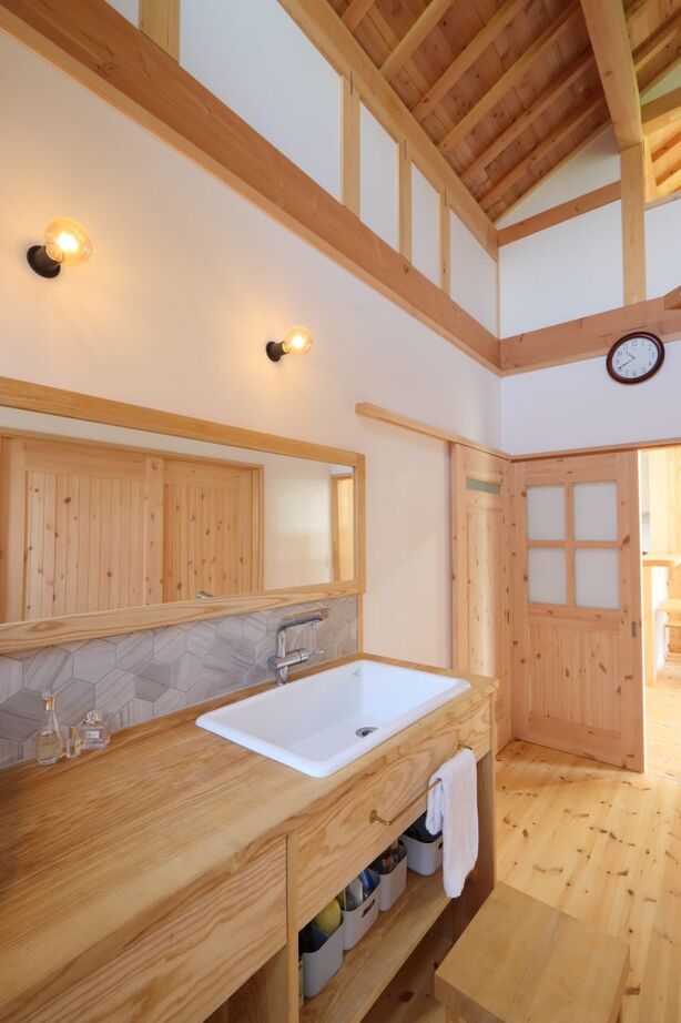 大喜工務店 【滋賀県/平屋】ちょうどいい生活動線が便利。今も将来も、ずっと心地いい木の平屋の建築実例画像6